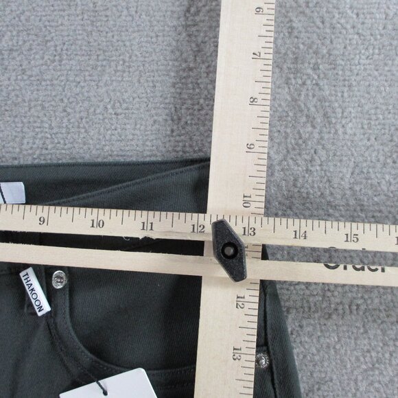 Thakoon Jeans Womens 0 Slate Gray Classic Cropped Casual Daily Everyday NWT - Picture 8 of 13